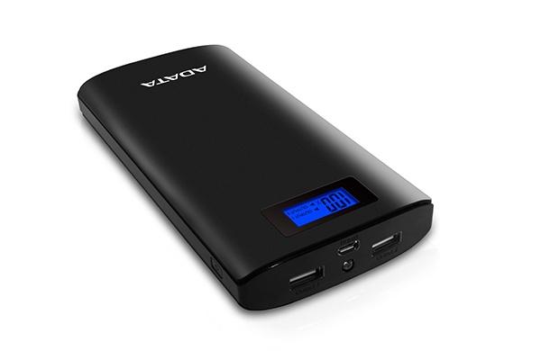 Cargador Portátil Adata Power Bank P20000D, 20000mAh, Negro