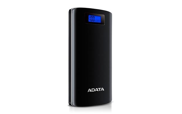 Cargador Portátil Adata Power Bank P20000D, 20000mAh, Negro