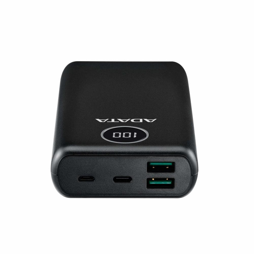 Cargador Portátil Adata P20000QCD, 20.000mAh, Negro