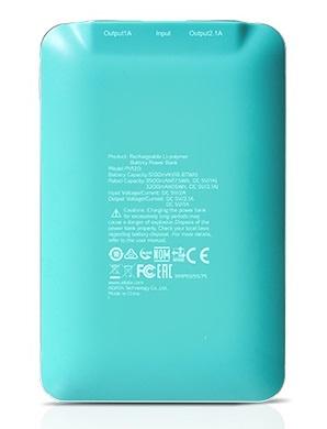 Cargador Portátil Adata PowerBank PV120, 5100mAh, Azul