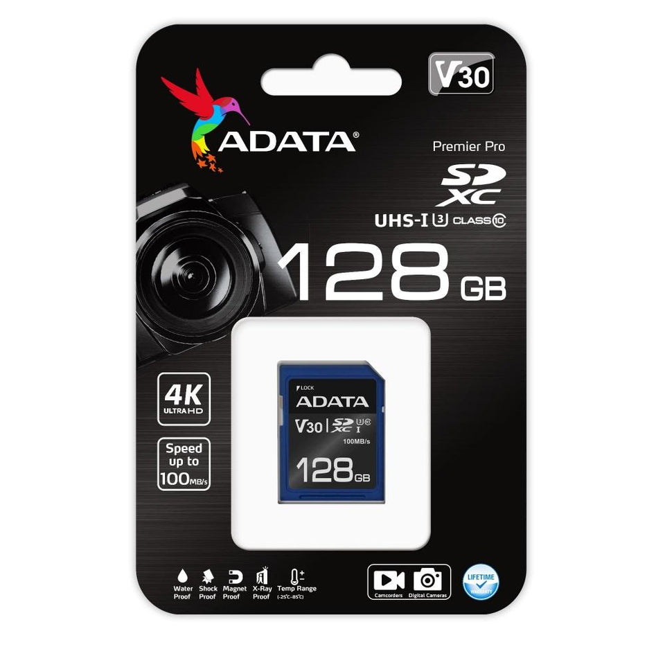 Memoria Flash Adata Premier Pro, 128GB,SDXC UHS-I Clase 10
