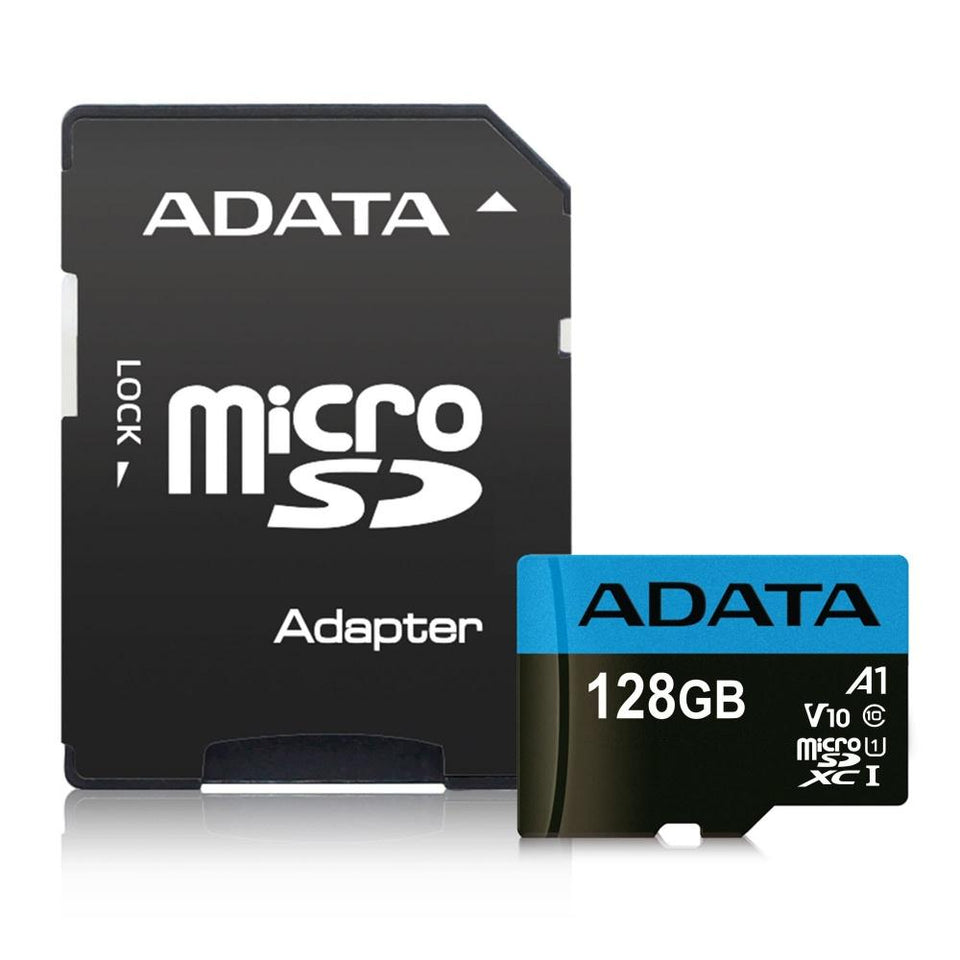 Memoria Flash Adata Premier, 128GB MicroSDXC UHS-I Clase 10, con Adaptador