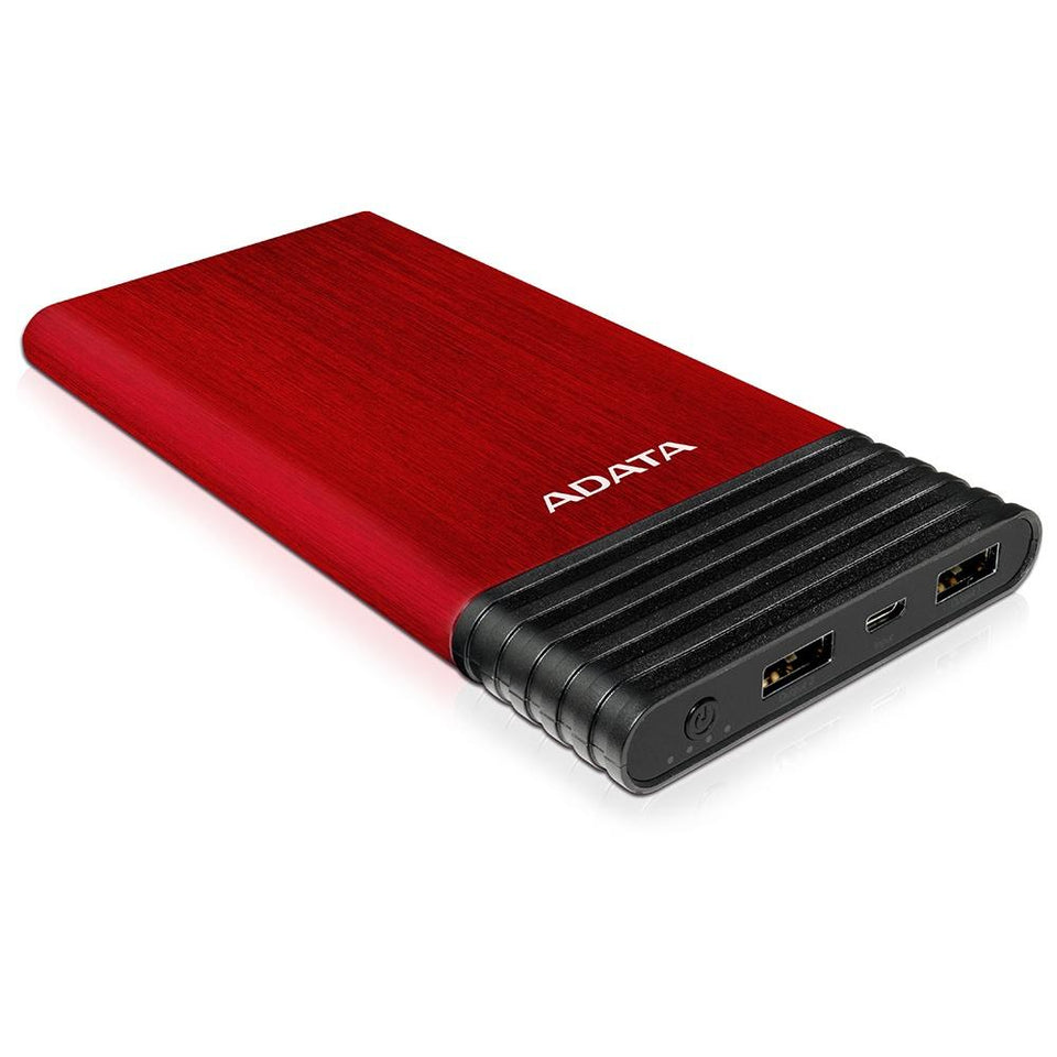 Cargador Portátil Adata PowerBank X7000, 7000mAh, Negro/Rojo
