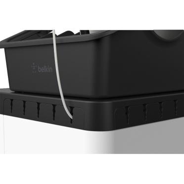 Belkin Estación de Carga Store and Charge Go, 10x USB, Negro/Blanco
