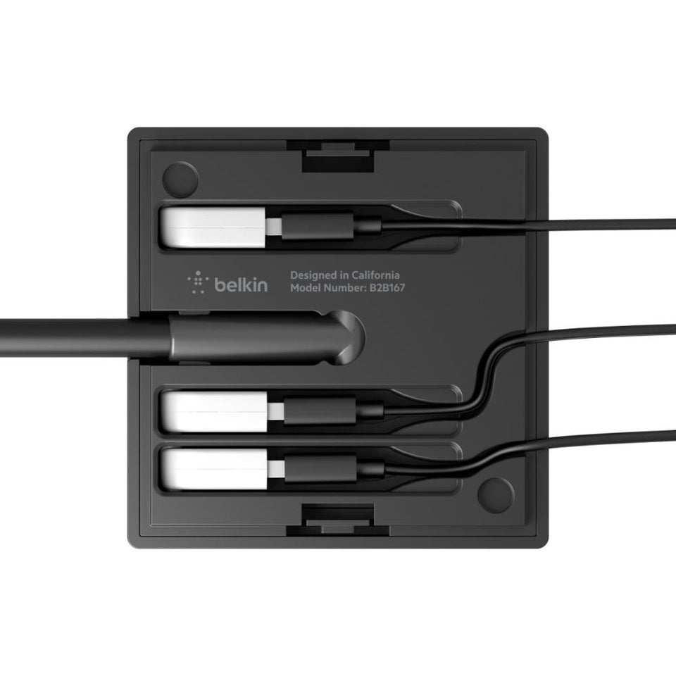 Belkin Cargador Multicontactos BOOSTCHARGE, 4 Contactos, 4x USB, Negro