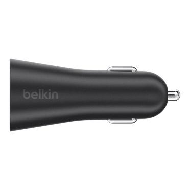 Belkin Cargador para Auto BOOSTUP, 2.4A, 2x USB 2.0, Negro