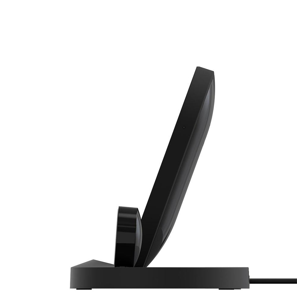 Belkin Cargador Inalámbrico Duo BOOSTUP, para Apple Watch/iPhone X, Negro