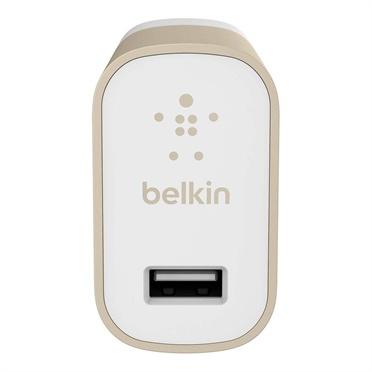 Belkin Micro Cargador de Pared Universal MIXIT, 5V, 2.4A, Oro/Blanco