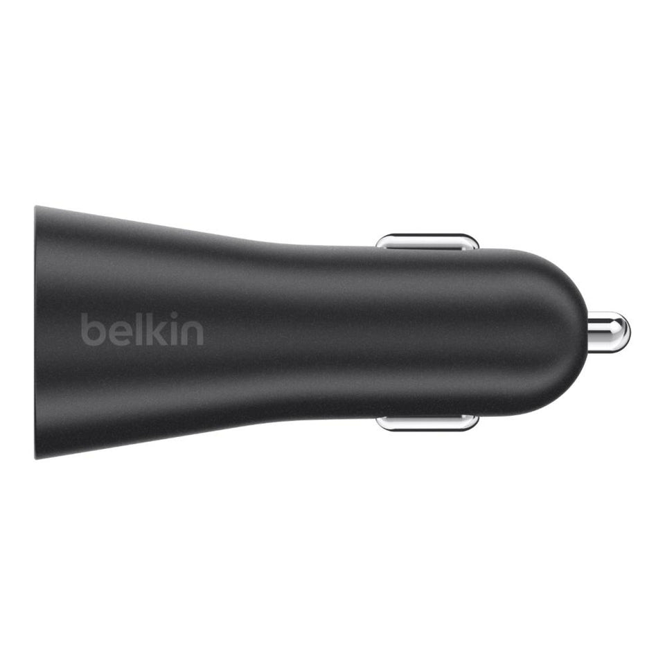Belkin Cargador para Auto BOOSTUP, 24W, 2x USB 2.0, Negro