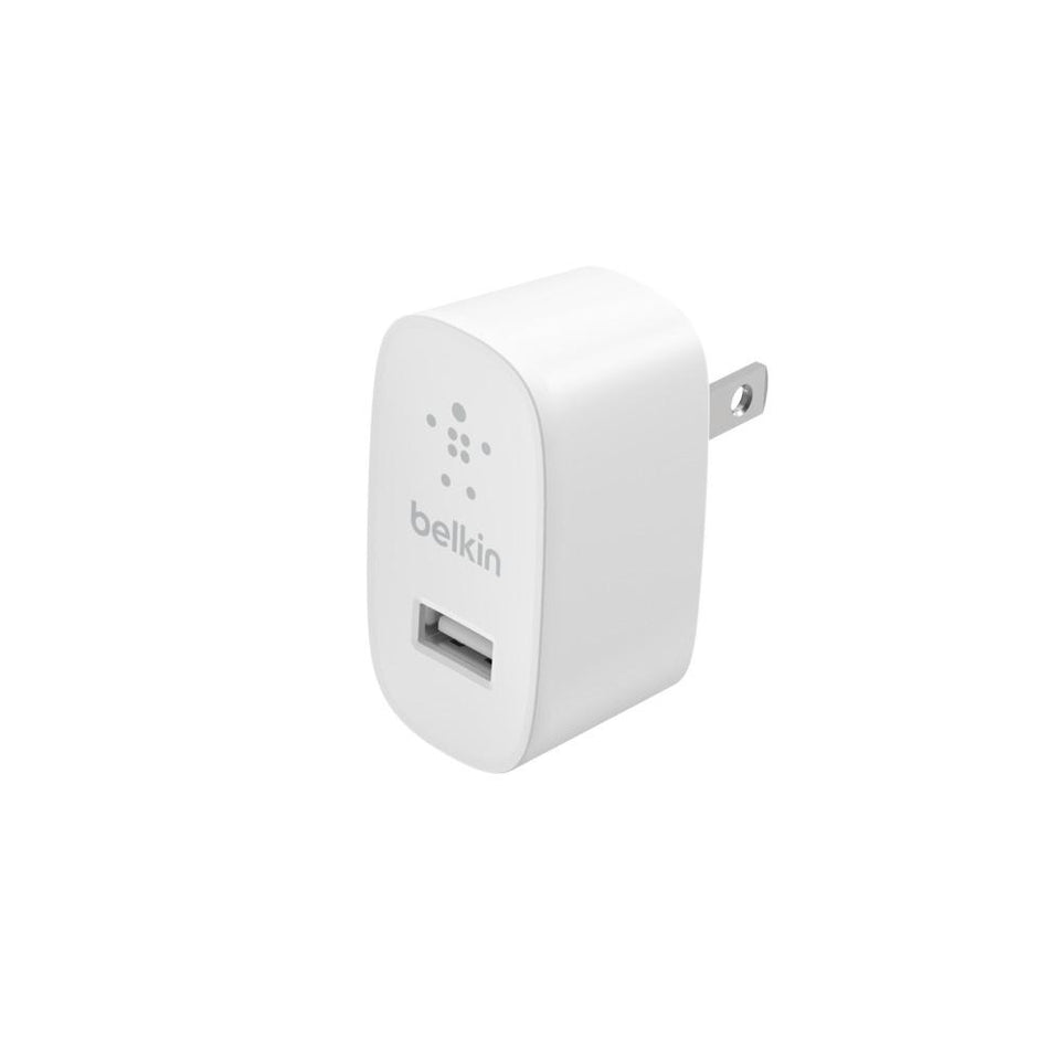Belkin Cargador de Pared WCA002DQWH, 12W, 1x USB 2.0, Blanco