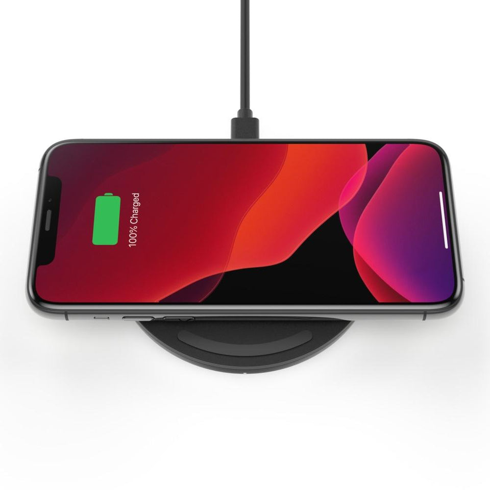 Belkin Cargador Inalámbrico para iPhone WIA001TTBK, 10V, Negro