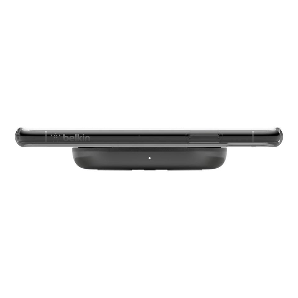 Belkin Cargador Inalámbrico para iPhone WIA001TTBK, 10V, Negro
