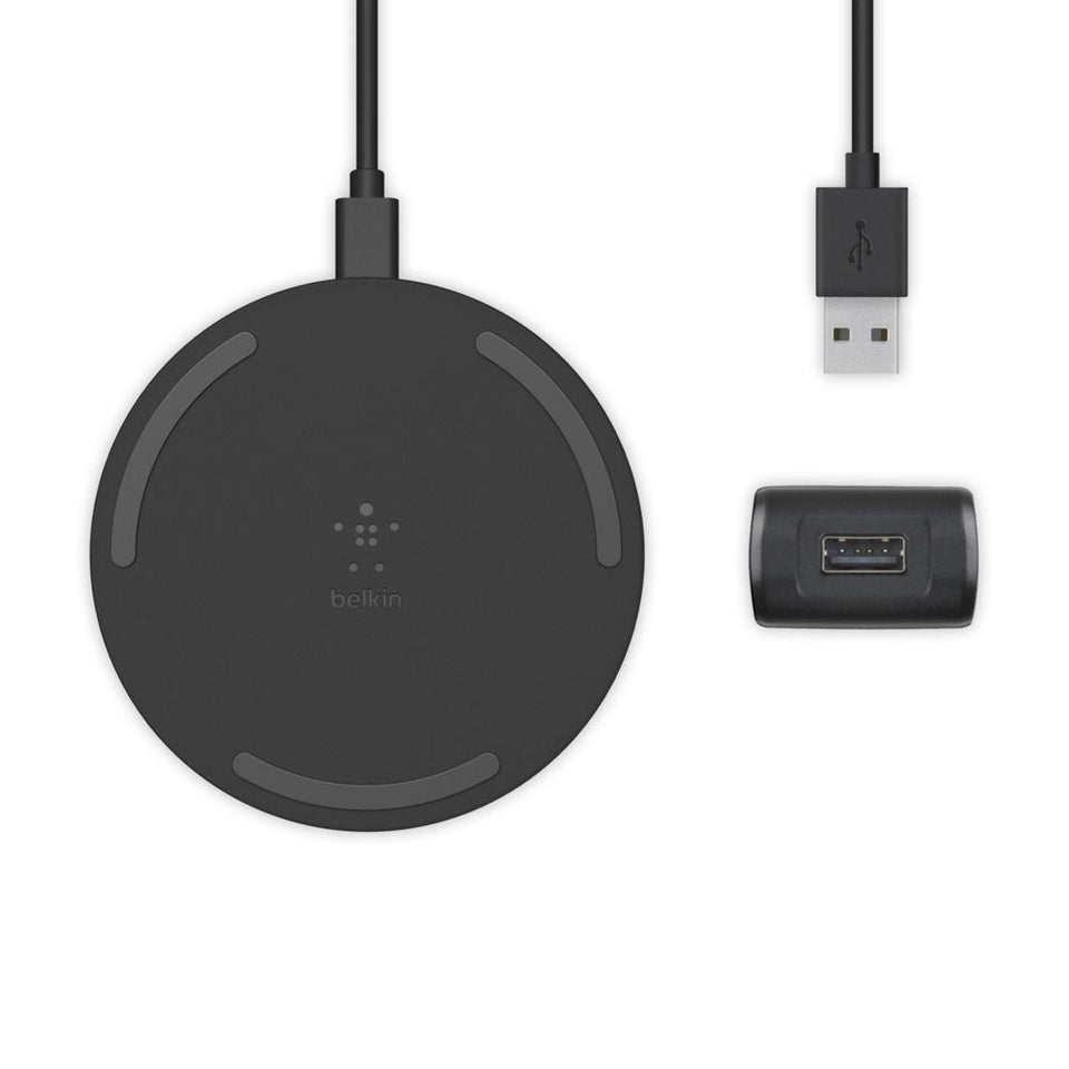 Belkin Cargador Inalámbrico para iPhone WIA001TTBK, 10V, Negro