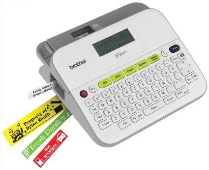 Brother Rotulador P-touch PT-D400, Transferencia Térmica, 180 x 180 DPI, Gris/Blanco