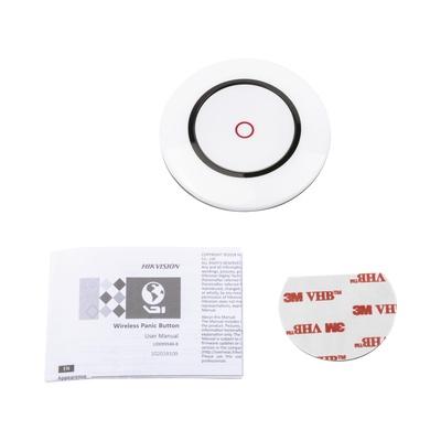 Hikvision Botón de Pánico DS-PD1-EB-WR, Inalámbrico, Blanco