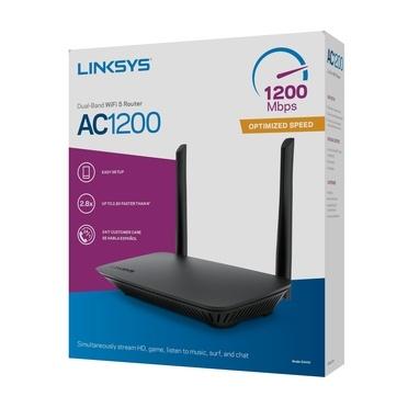 Router Linksys Gigabit Ethernet E5400, 1167 Mbit/s, 5x RJ-45, 2.4/5GHz, 2 Antenas