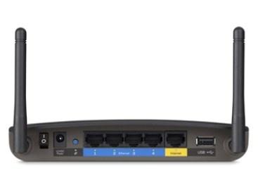 Router Linksys Ethernet Banda Doble EA6100 AC1200, Inalámbrico, 4x RJ-45, 2.4GHz, con 2 Antenas Externas