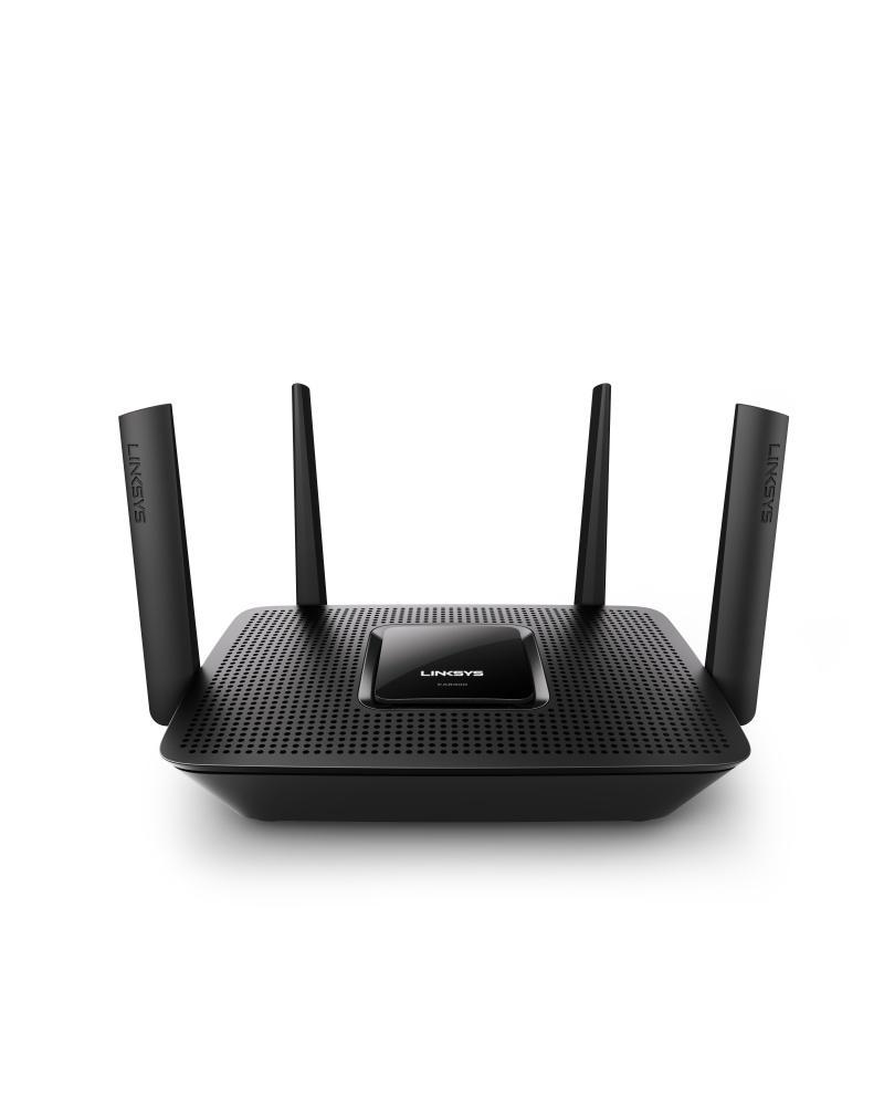 Router Linksys Tri-Banda EA8300 Max-Stream, Inalámbrico, 867 Mbit/s, 2.4/5/5GHz, 4 Antenas