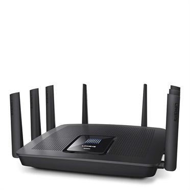 Router Linksys Gigabit Ethernet Smart de Triple Banda Max-Stream AC5400 MU-MIMO, Inalámbrico, 8x RJ-45, 2.4/5GHz, con 8 Antenas ― ¡Optimizado para Gaming!