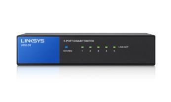 Switch Linksys Gigabit Ethernet LGS105, 5 Puertos 10/100/1000Mbps - No Administrable