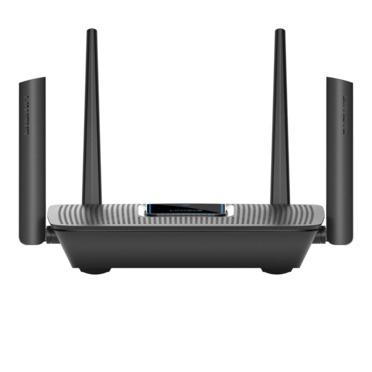 Router Linksys con Sistema de Red Wi-Fi en Malla Tri-Banda MR9000 Max-Stream AC3000, 3000 Mbit/s, 4x RJ-45, 2.4/5/5GHz, 4 Antenas