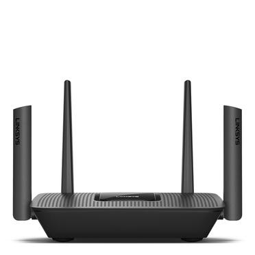 Router Linksys con Sistema de Red Wi-Fi en Malla Tri-Banda MR9000 Max-Stream AC3000, 3000 Mbit/s, 4x RJ-45, 2.4/5/5GHz, 4 Antenas