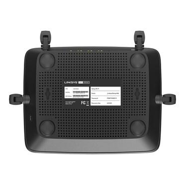 Router Linksys con Sistema de Red Wi-Fi en Malla Tri-Banda MR9000 Max-Stream AC3000, 3000 Mbit/s, 4x RJ-45, 2.4/5/5GHz, 4 Antenas