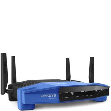 Router Linksys Gigabit Ethernet de Doble Banda WRT1900ACS, Inalámbrico, 5x RJ-45, 2.4/5GHz, con 4 Antenas Externas