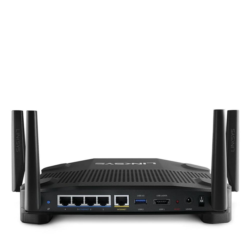 Router Linksys Ethernet WRT32XB, Inalámbrico, 3200Mbit/s, 5x RJ-45, 2.4/5GHz, 4 Antenas Externas