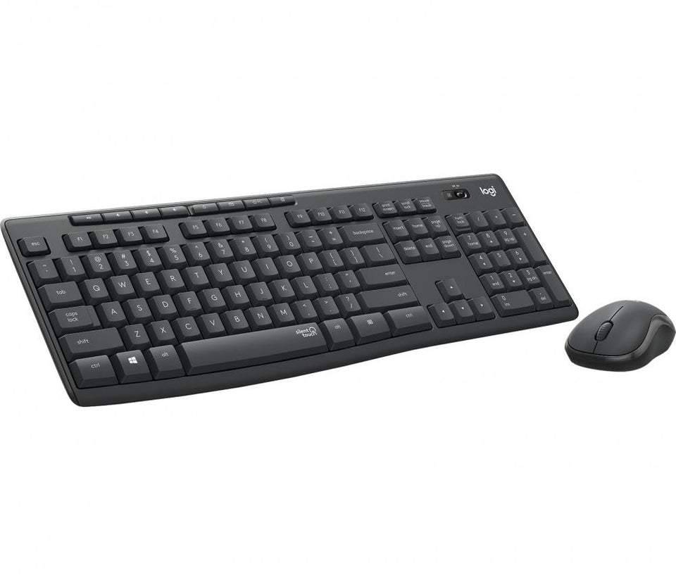 Kit de Teclado y Mouse Logitech MK295 Silent, Inalámbrico, USB, Negro (Español)