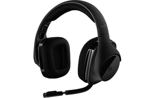 Logitech Audífonos Gamer G533 7.1, Inalámbrico, USB, Negro