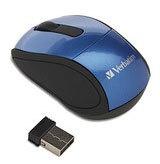 Mouse Verbatim Travel Óptico 97471, Inalámbrico, Azul