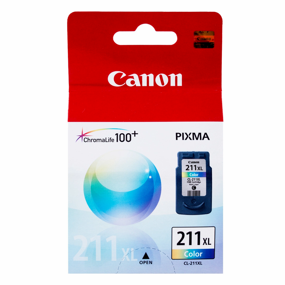 Cartucho de Tinta Canon color, Modelo: CL-211XL/2975B017AA