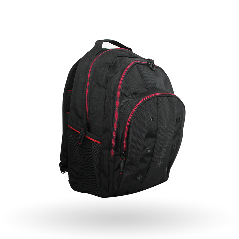 Mochila Wenger Jett, para laptop de 16", 27310130, mochila negra, tecnología Air Flow.