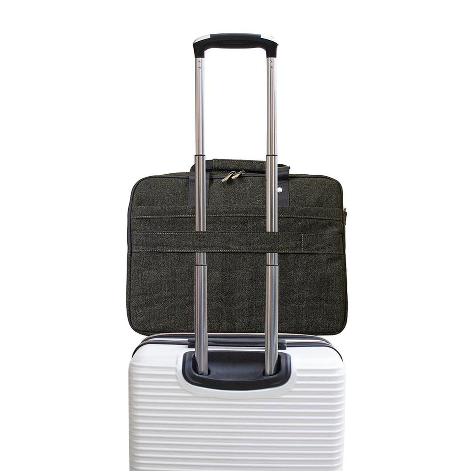 Maletín Skypeak para hombre o mujer para laptop u ordenador de 15,6” hasta 17” de uso diario y de oficina TEXM-117GR.