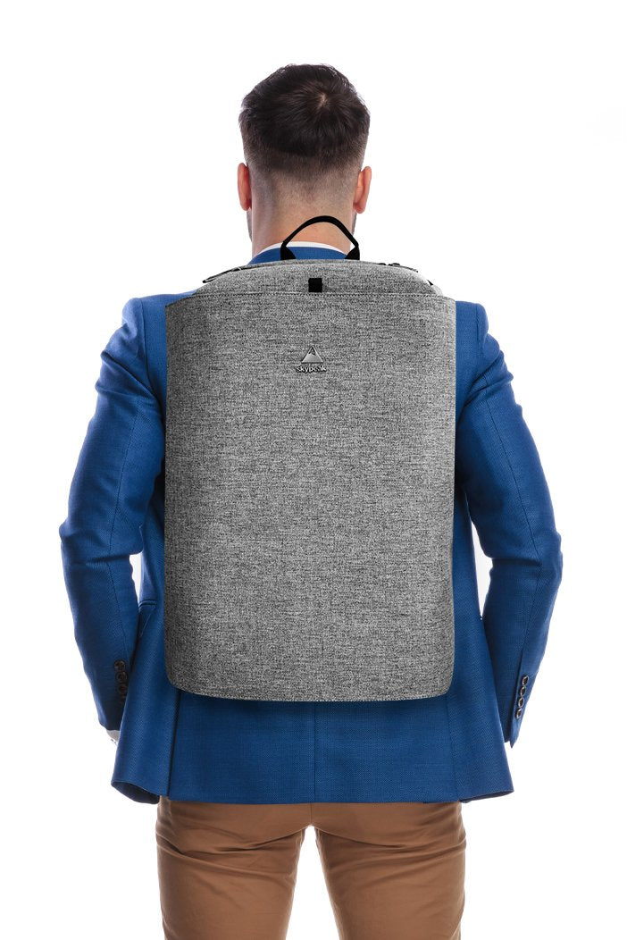 Mochila backpack Skypeak Extra grande antirrobo de viaje para ordenadores de 15,6” hasta 17" NET-117GR