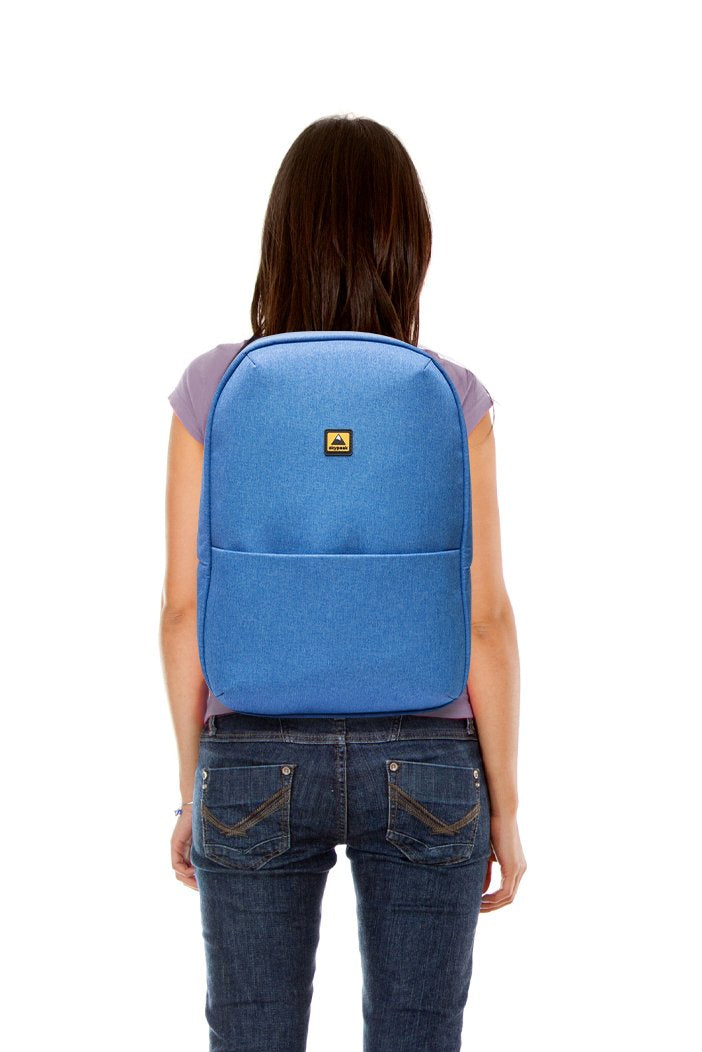 Mochila escolar CLAM para laptop 15 Pulgadas color azul CLAM-115BL