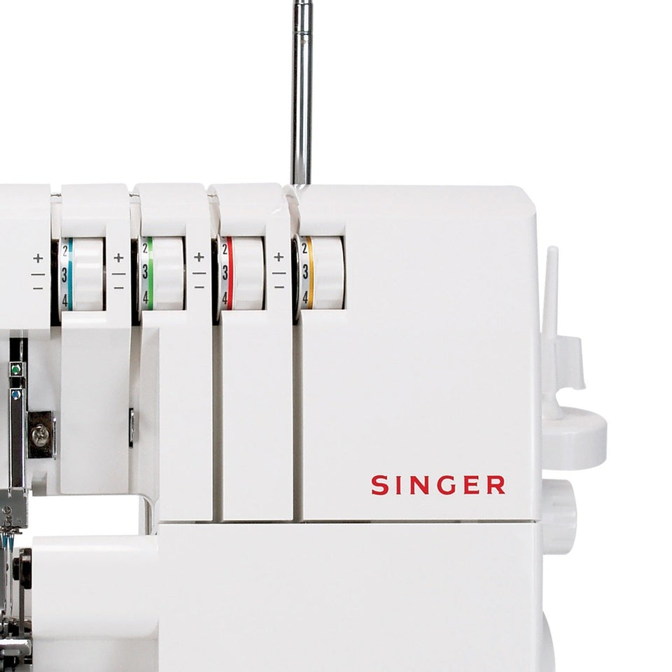 Máquina de coser Singer 14SH754 Ultralock Sobrehilado, 2,3,4 Hilos Overlock, Color Blanco