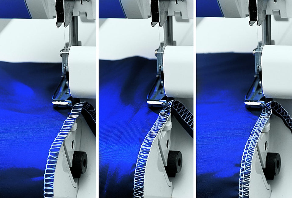 Máquina de coser Singer 14SH754 Ultralock Sobrehilado, 2,3,4 Hilos Overlock, Color Blanco
