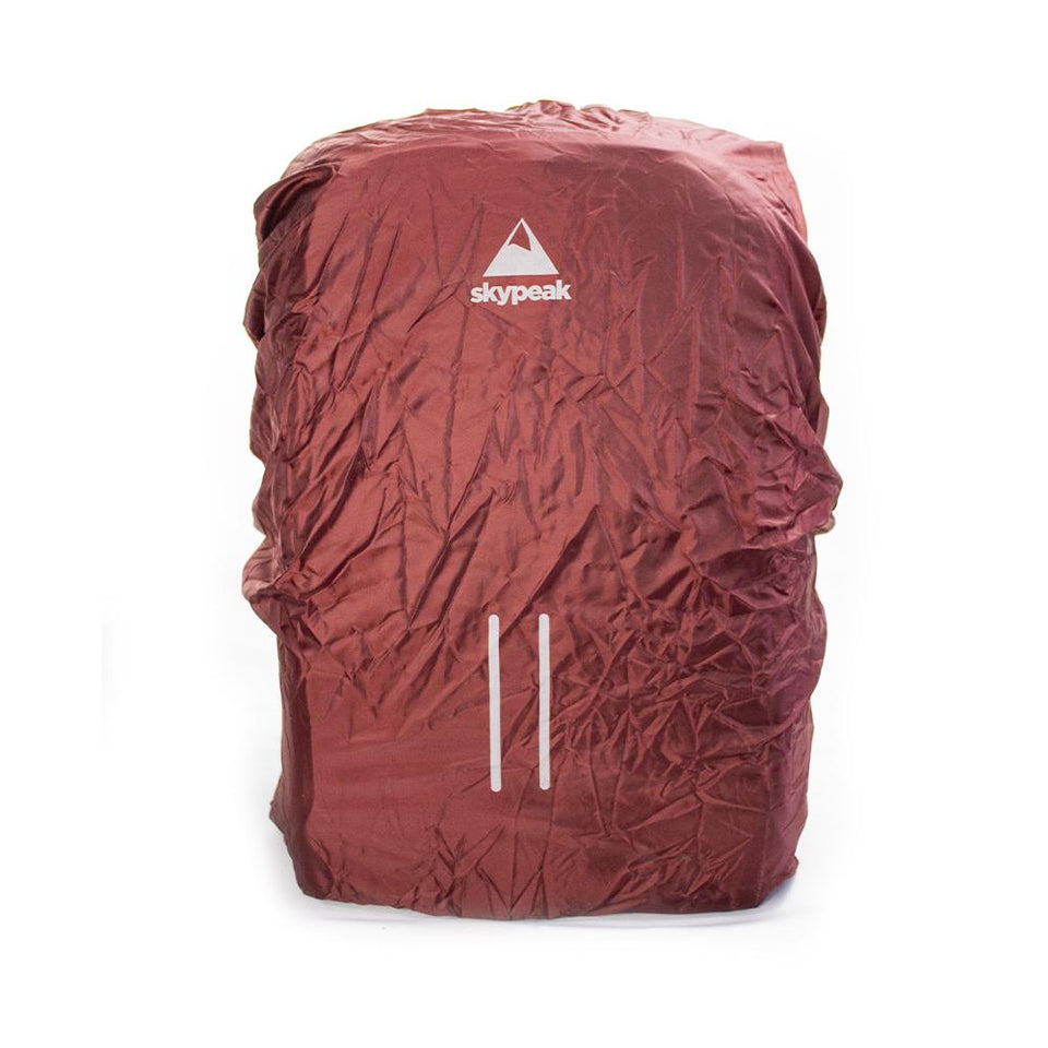 Mochila Backpack Skypeak Antirrobo Roja de 15,6" con funda repelente al agua y puerto USB de carga. SHIELD-115PO