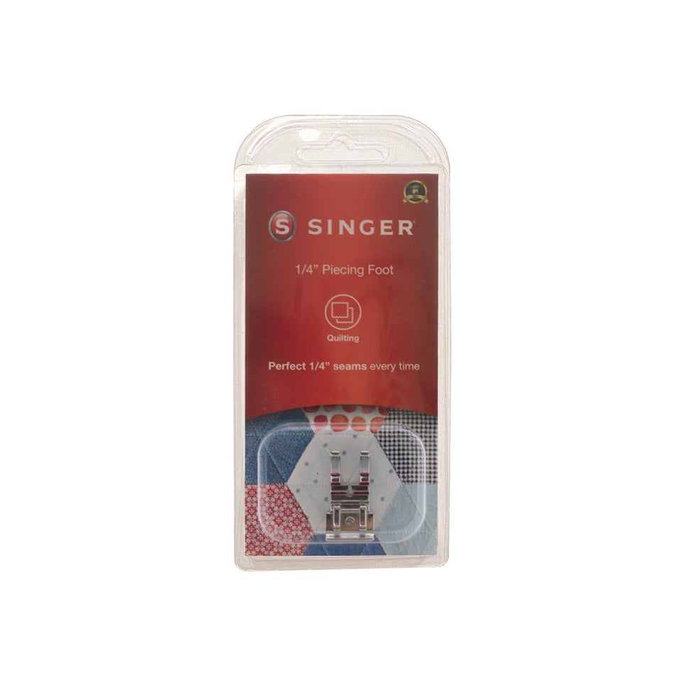 Prensatelas Singer de 1/4" de costura fácil para acolchado y ropa de bebé para máquinas de coser de caña baja, 2500267.06