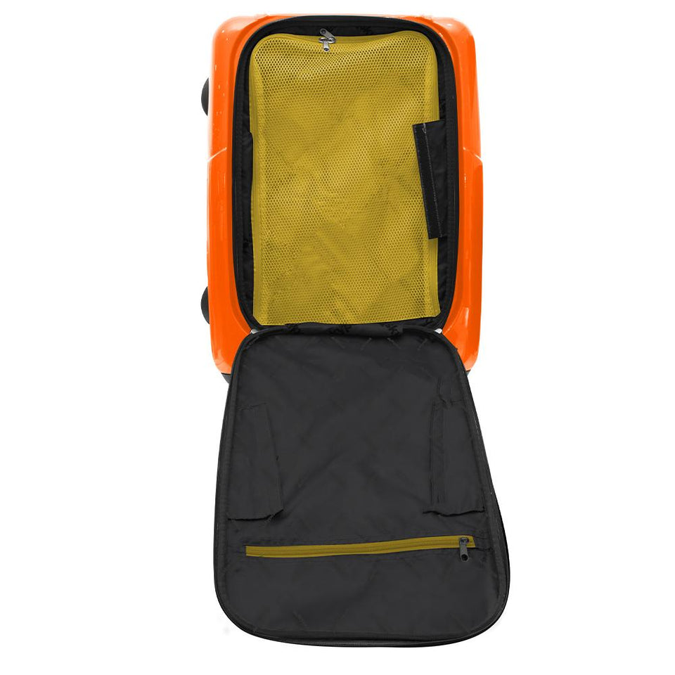 Maleta Skypeak Pearl Orange Candado Tsa 24 Pulgadas Rigida
