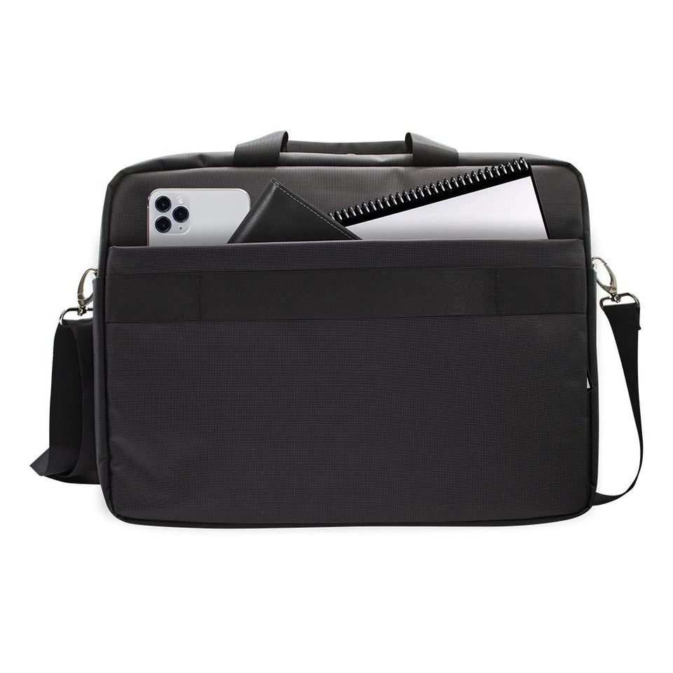 Maletín SKYPEAK para hombre o mujer para laptop u ordenador de 15,6” hasta 17” de uso diario y de oficina SOFTM-117BK
