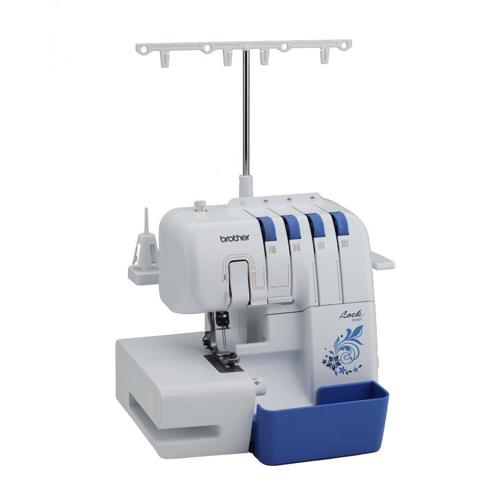 Máquina de Coser Overlok Brother 3534DT, 8 tipos de puntadas, máquina de sobrehilado, con mesa de extensión y 3 prensatelas