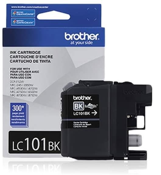 Tinta Brother Negro Para Dcpj152 300 Páginas / Lc101bk