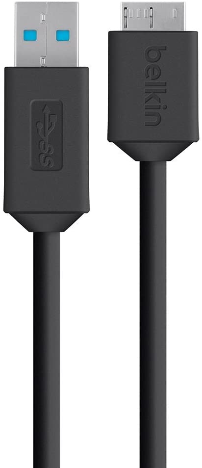Cable De Carga Belkin Micro B - USB 3.0 Negro/F3u166bt03-Blk