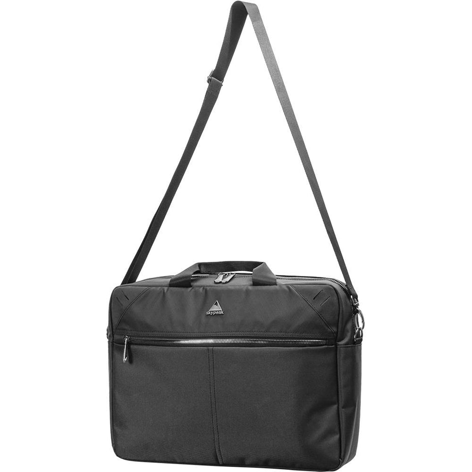 Maletín Skypeak para hombre o mujer para laptop u ordenador de 15,6” hasta 17” de uso diario y de oficina STYM-117BK