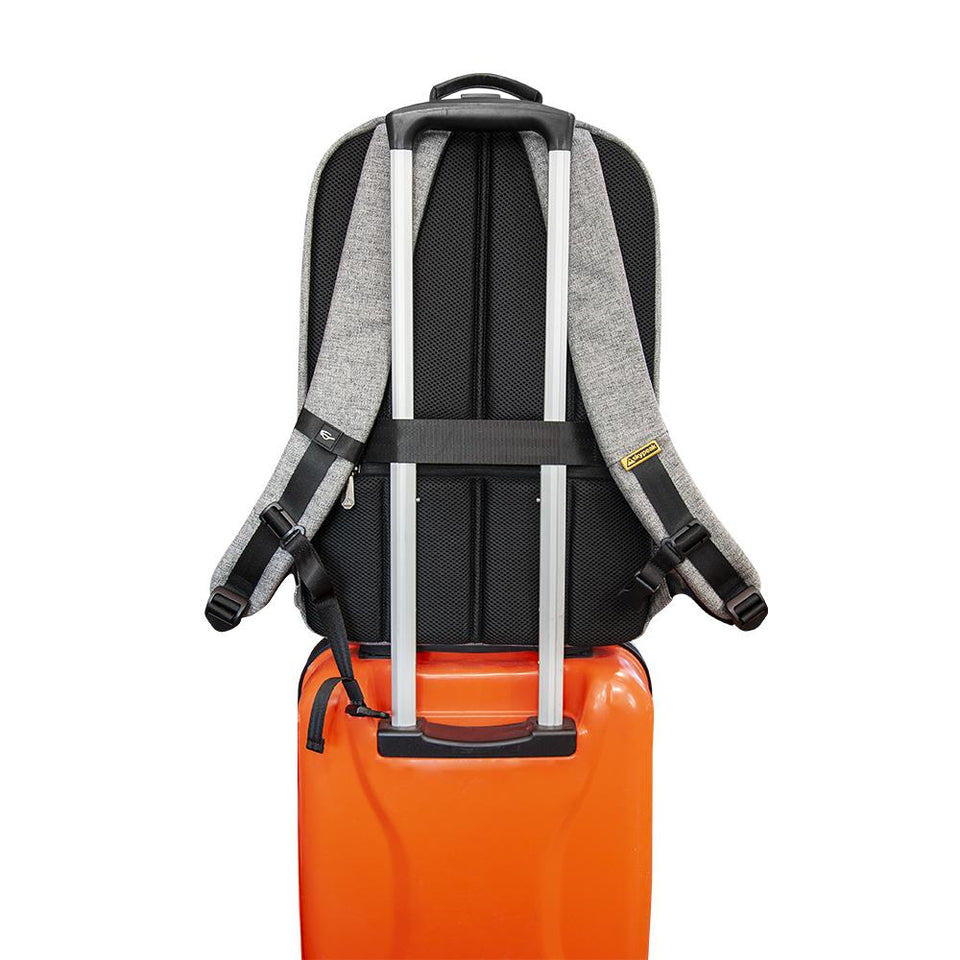 Mochila backpack Skypeak Extra grande antirrobo de viaje para ordenadores de 15,6” hasta 17" NET-117GR