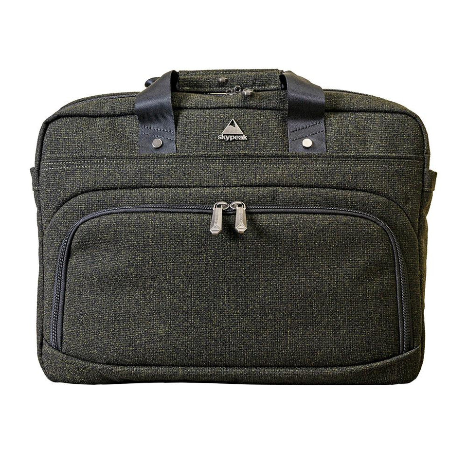 Maletín Skypeak para hombre o mujer para laptop u ordenador de 15,6” hasta 17” de uso diario y de oficina TEXM-117GR.