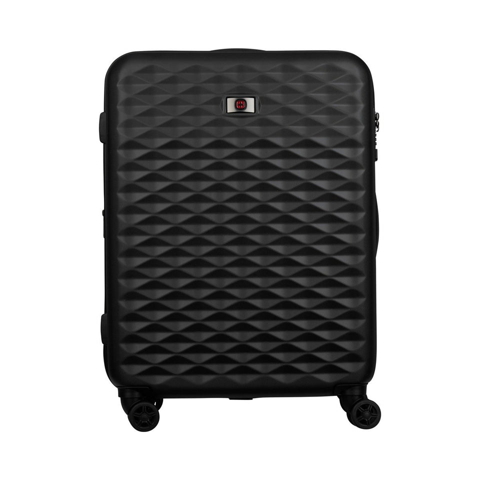 Maleta de viaje Lumen Wenger 24", maleta rígida negra, 604339